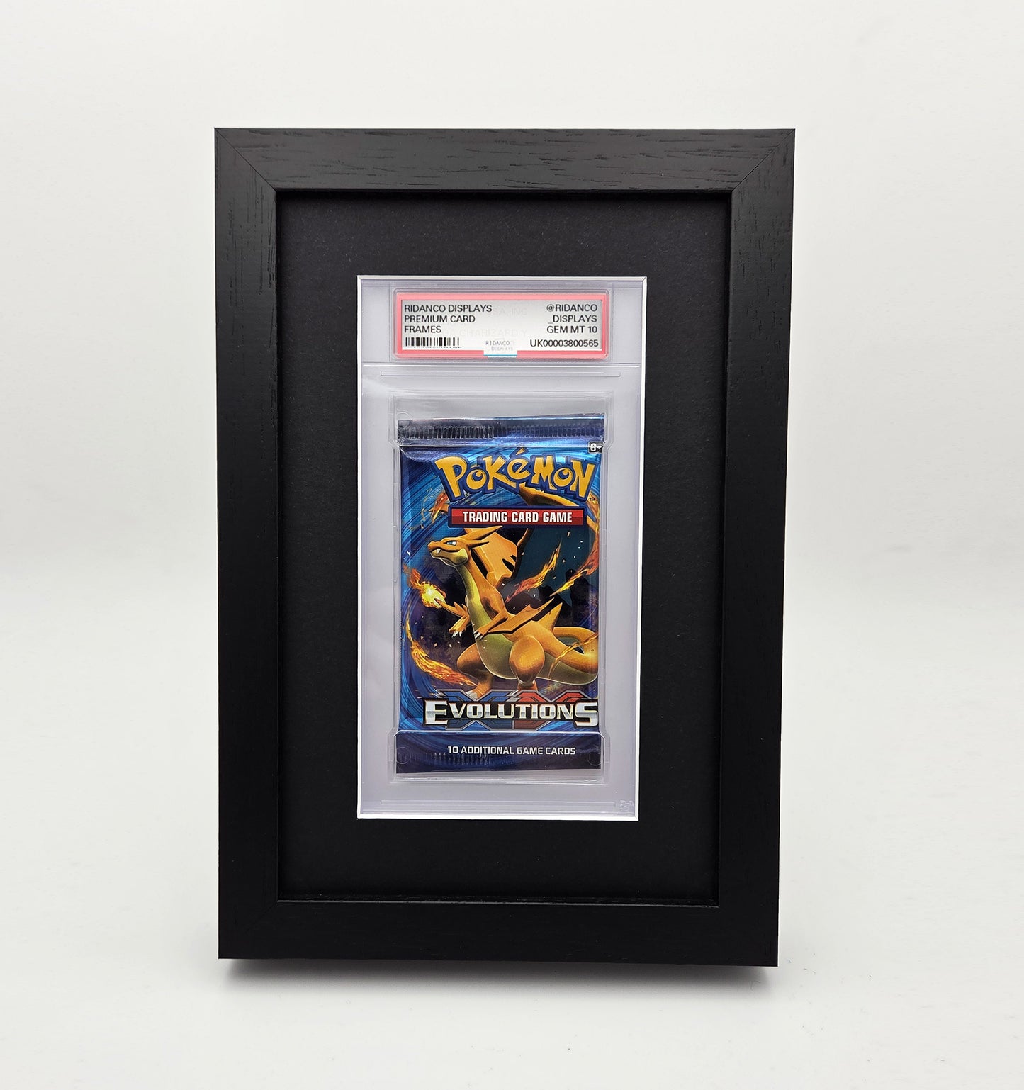 1 Graded Booster Pack Display Frame | Black, 21x32mm (new sizing)