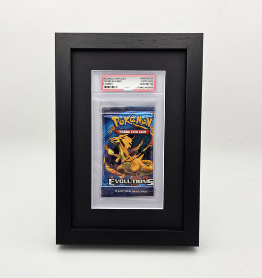 1 Graded Booster Pack Display Frame | Black, 21x32mm (new sizing)