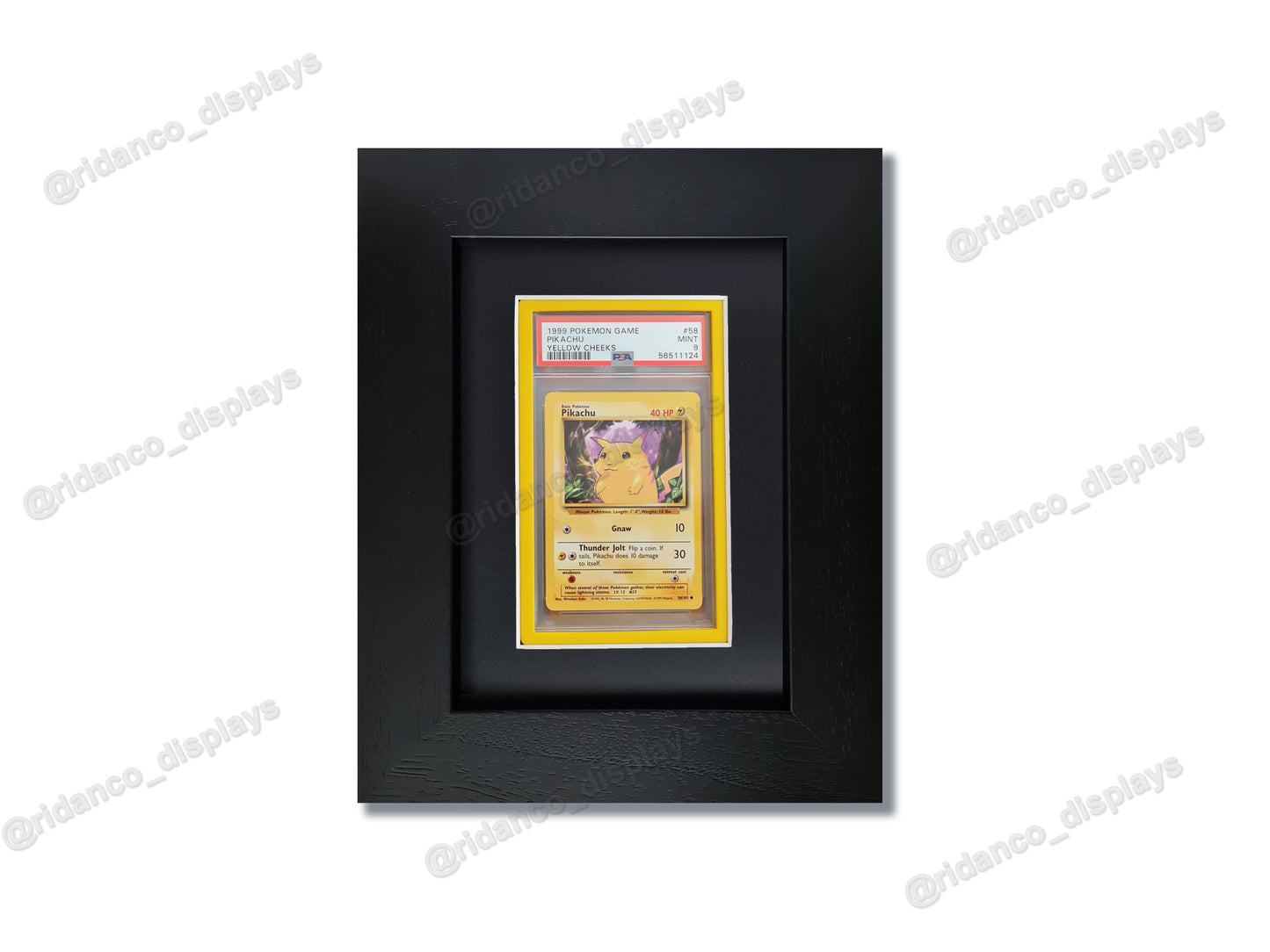 1 Edge-Protected Slab Frame | Black, 39x29mm