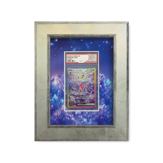 Espeon Prismatic Print 1 Graded Card Slab Frame | 33x30mm 'Showpiece'