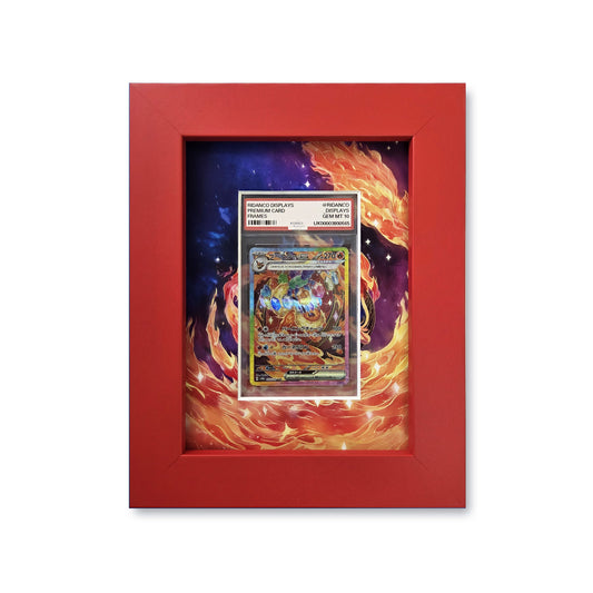 Flareon Prismatic Print 1 Graded Card Slab Frame | 33x30mm 'Showpiece'