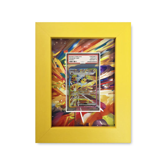Jolteon Prismatic Print 1 Graded Card Slab Frame | 33x30mm 'Showpiece'