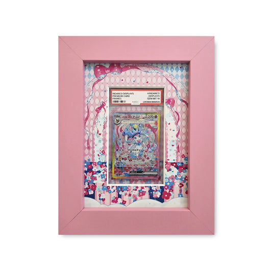 Sylveon Prismatic Print 1 Graded Card Slab Frame | 33x30mm 'Showpiece'