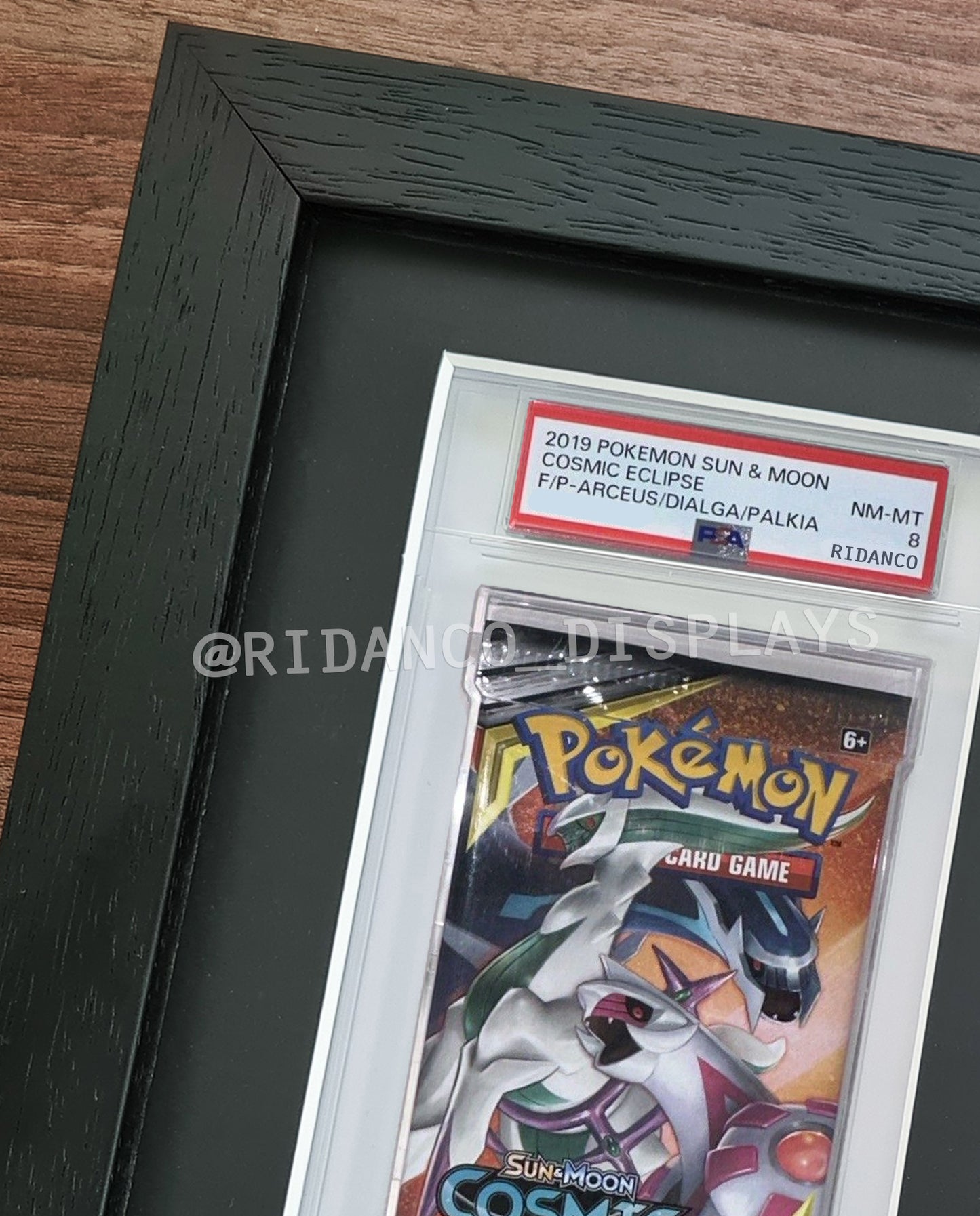 5 Graded Booster Pack Display Frame | Black, 23x35mm