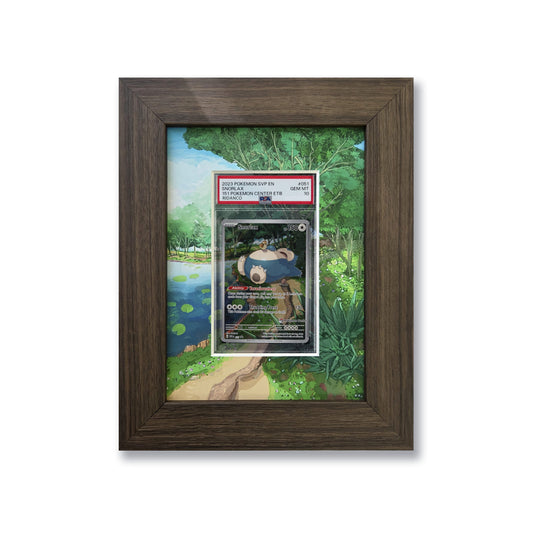 Snorlax 151 Print 1 Graded Card Slab Frame | 33x30mm 'Showpiece'
