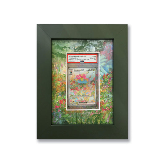 Venusaur 151 Print 1 Graded Card Slab Frame | 33x30mm 'Showpiece'