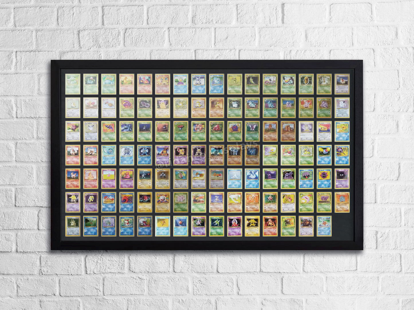 111 Raw Trading Card Display Frame