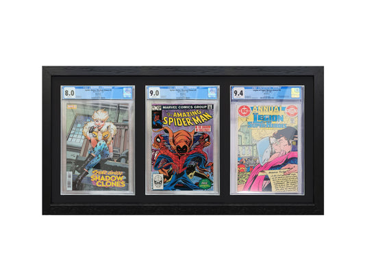 3 CGC Graded Comic Book Frame | Black, 23x35mm