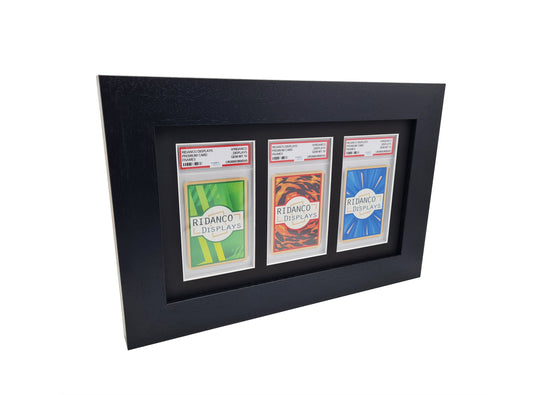 3 Graded Card Slab Frame | Black