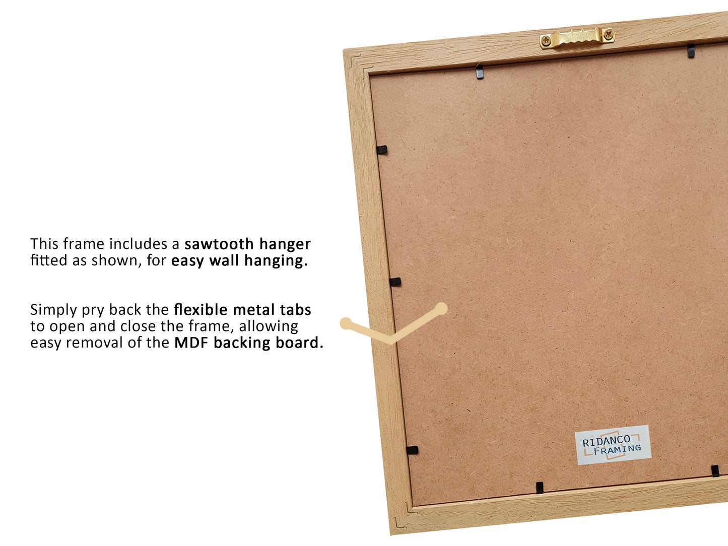 4 (2x2) Graded Card Slab Frame | Black | Ridanco Core