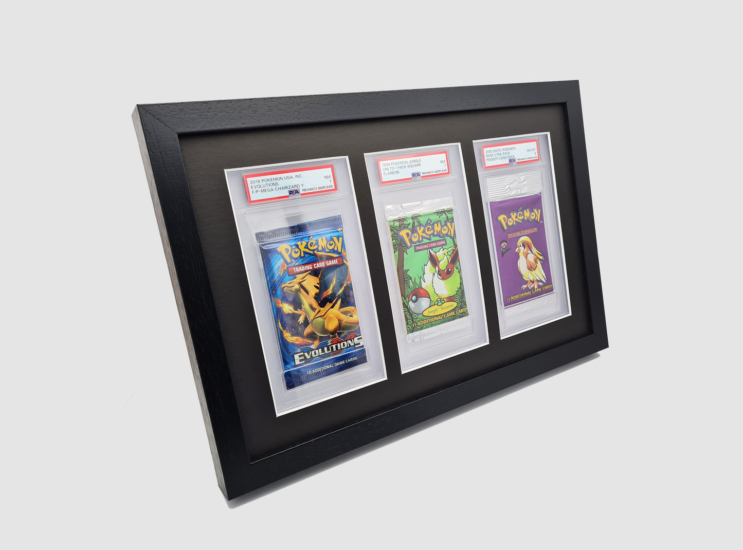 3 Graded Booster Pack Display Frame | Black, 21x32mm