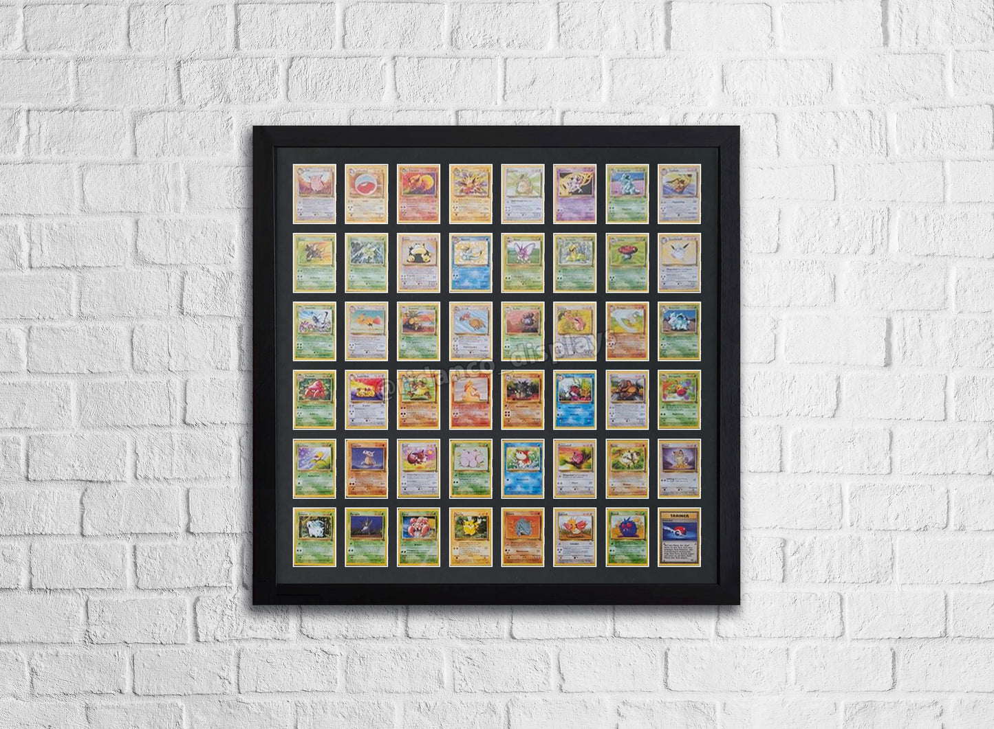 48 Raw Trading Card Display Frame | Black, 39x29mm