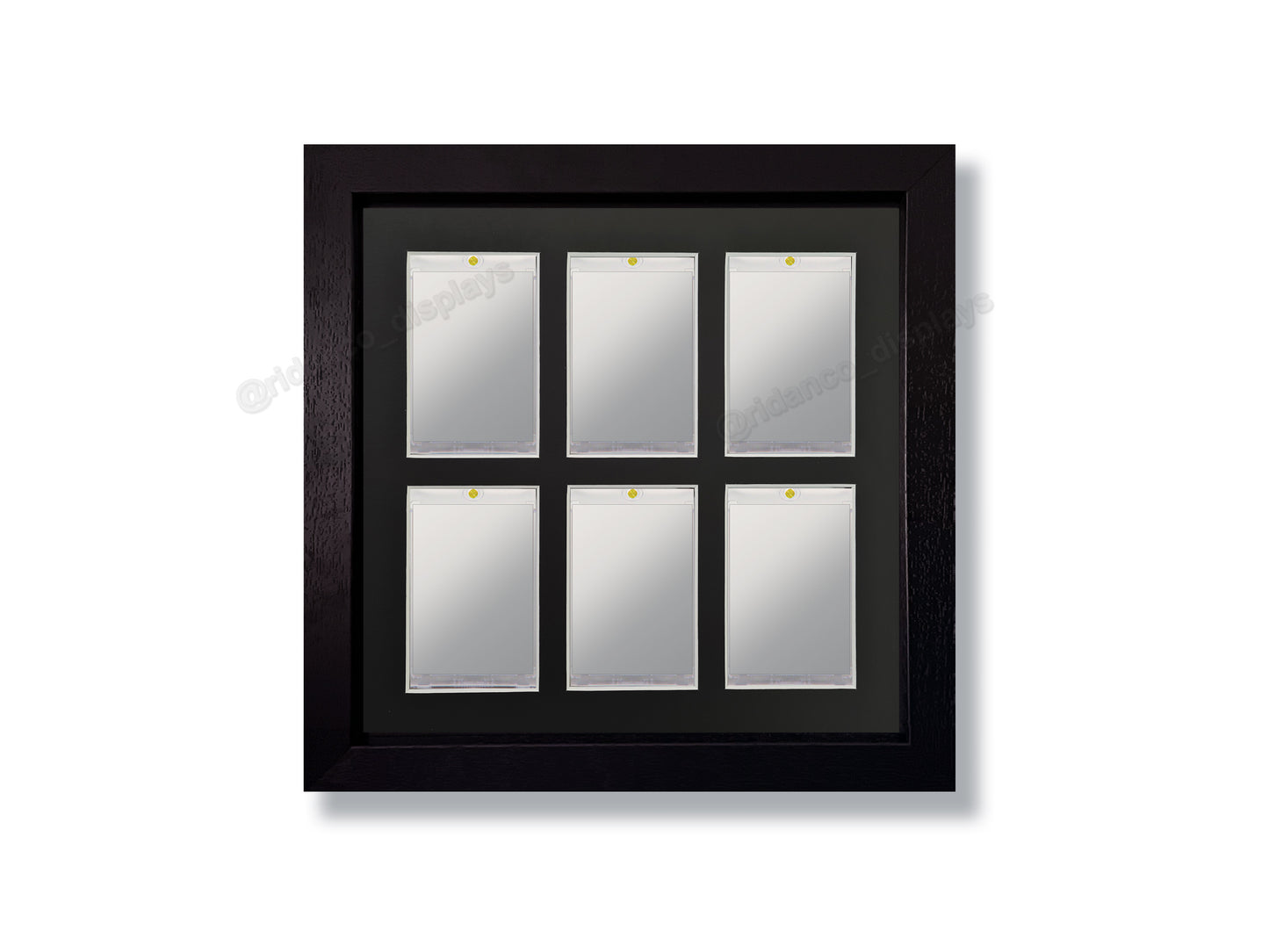 6 Magnetic (One-Touch) Cases Frame | Black, 22x22mm