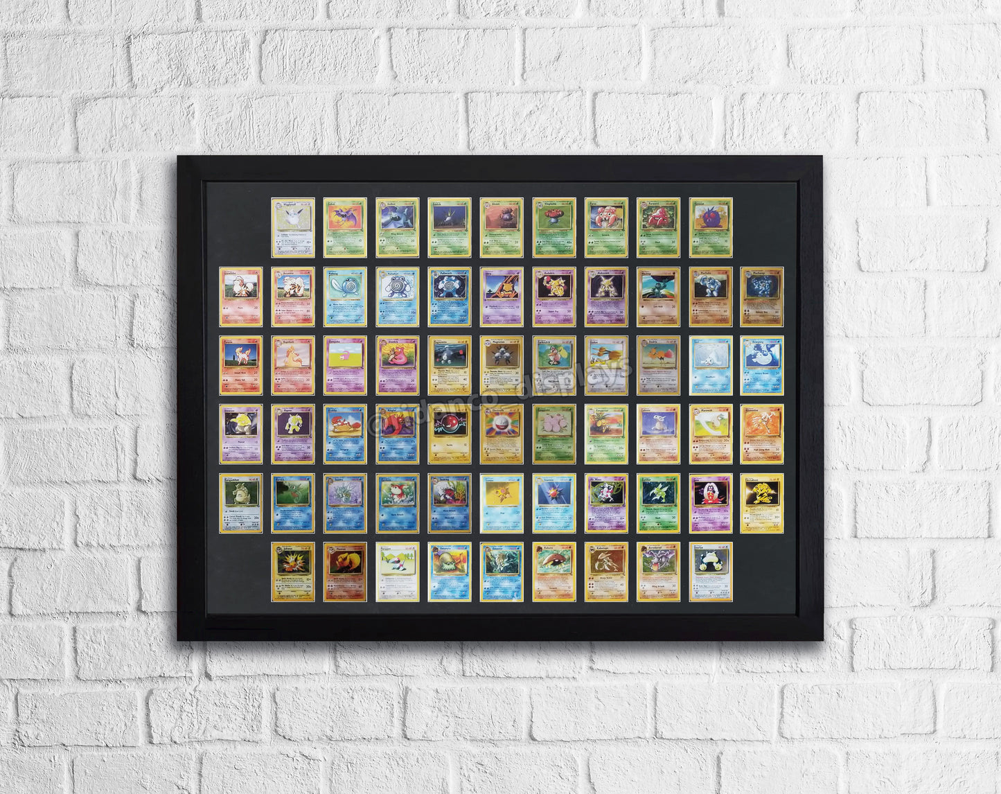 62 Raw Trading Card Display Frame