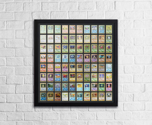 80 Raw Trading Card Display Frame