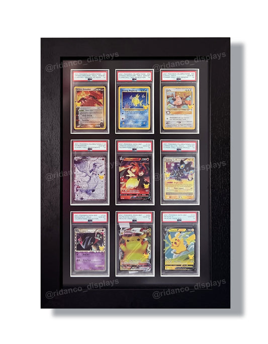 9 Graded Card Slab Frame | Black, 39x29mm