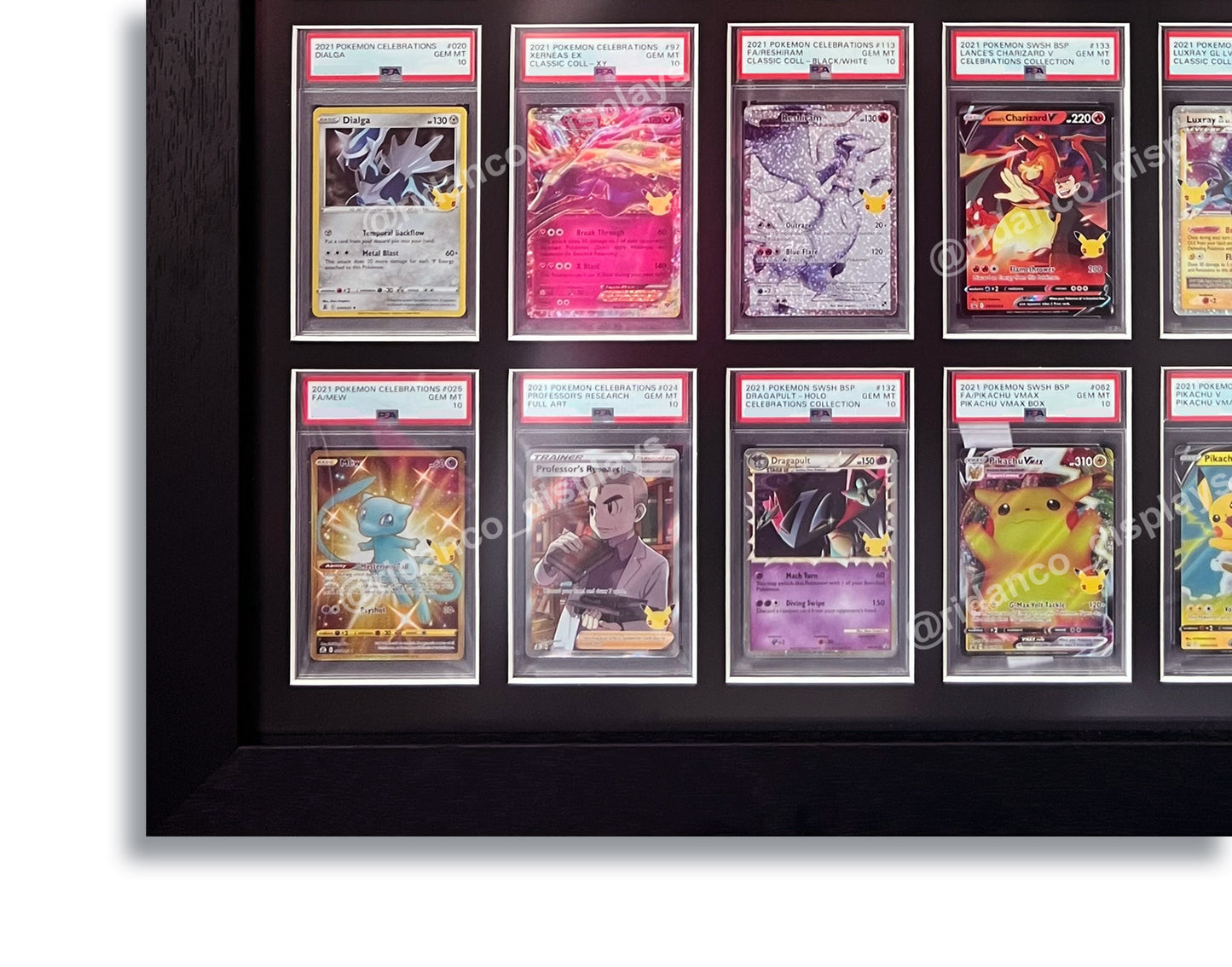 10 Graded Card Slab Frame | Black, 39x29mm