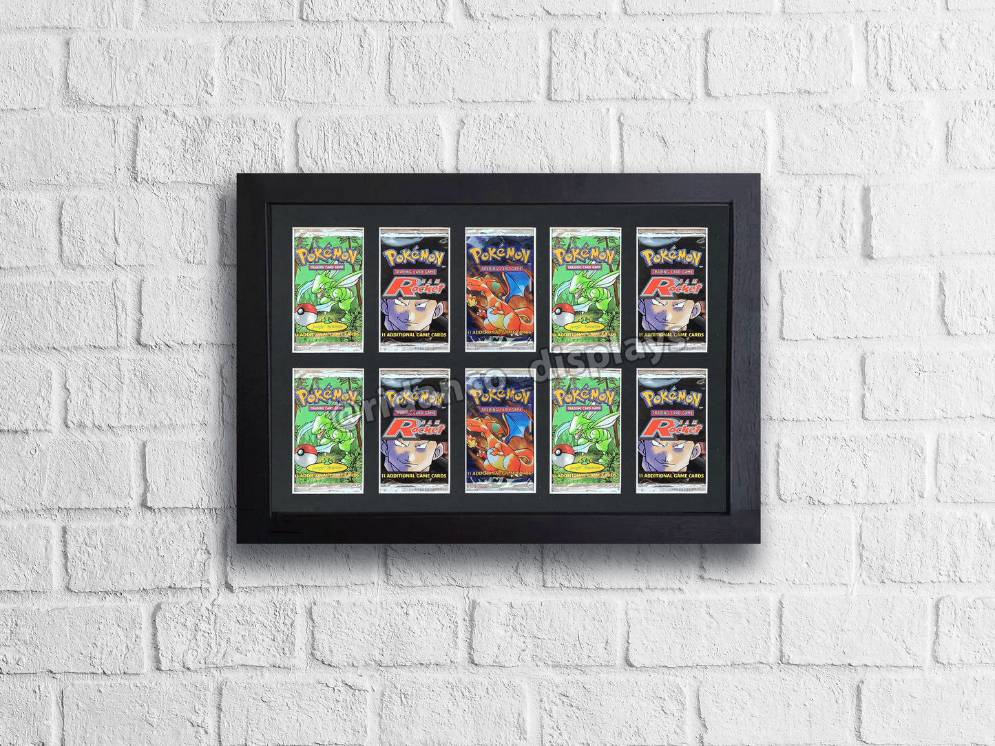 10 Booster Pack Artset Display Frame | Black, 39x29mm
