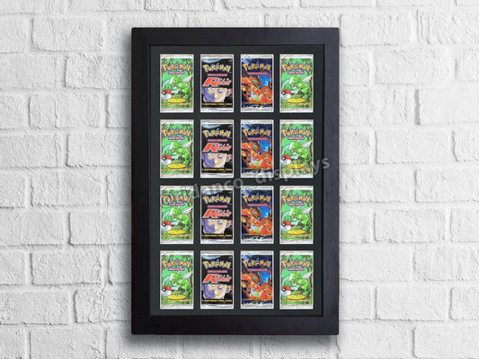 16 Booster Pack Artset Display Frame | Black, 39x29mm