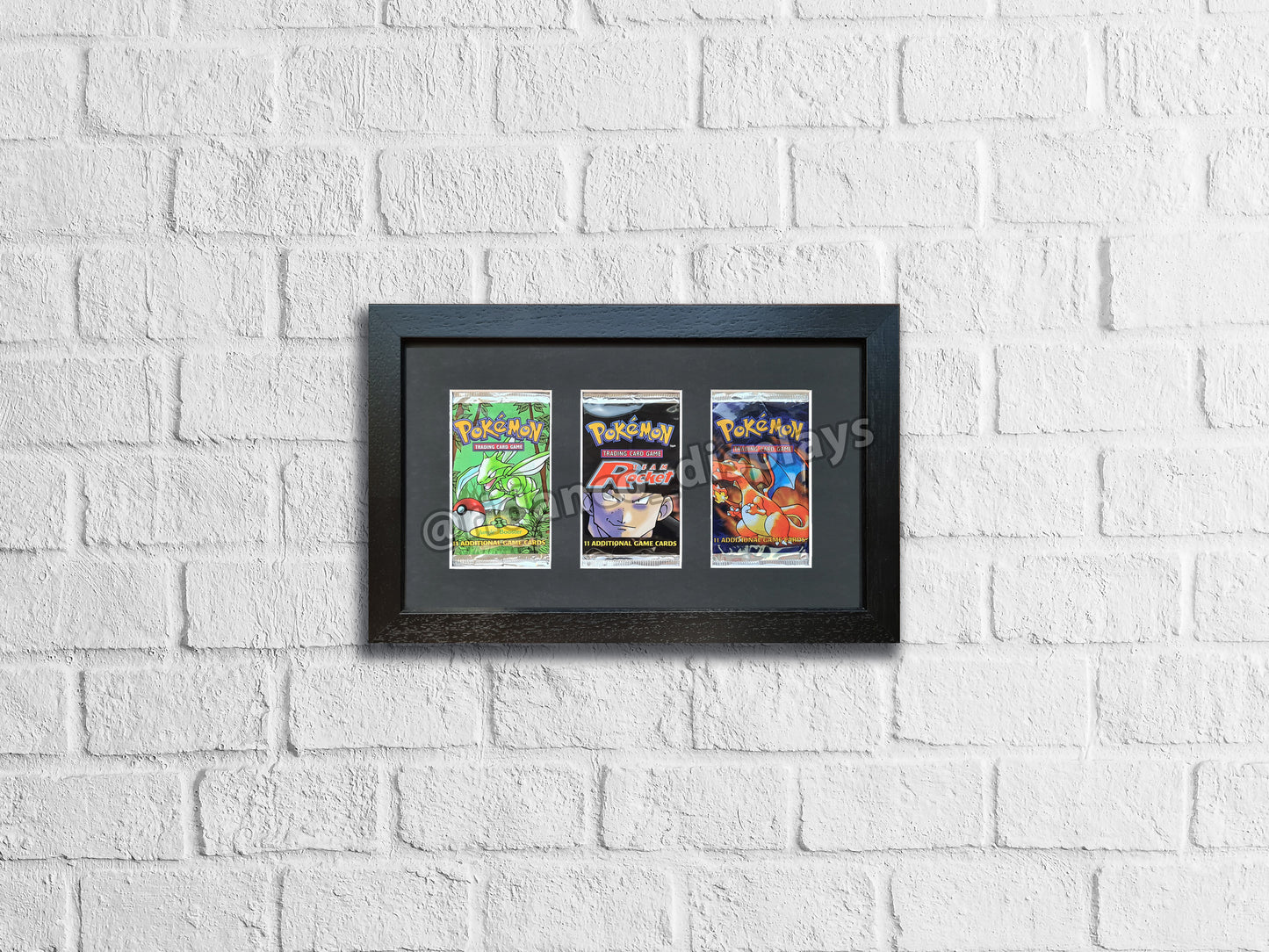 3 Booster Pack Artset Display Frame | Black, 22x22mm
