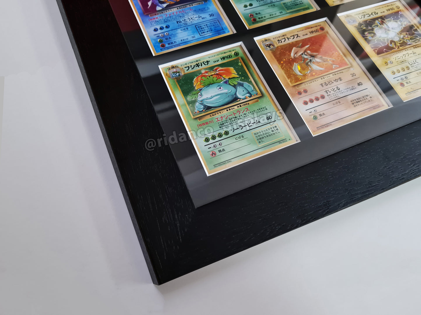 50 Raw Trading Card Display Frame | Black, 39x29mm