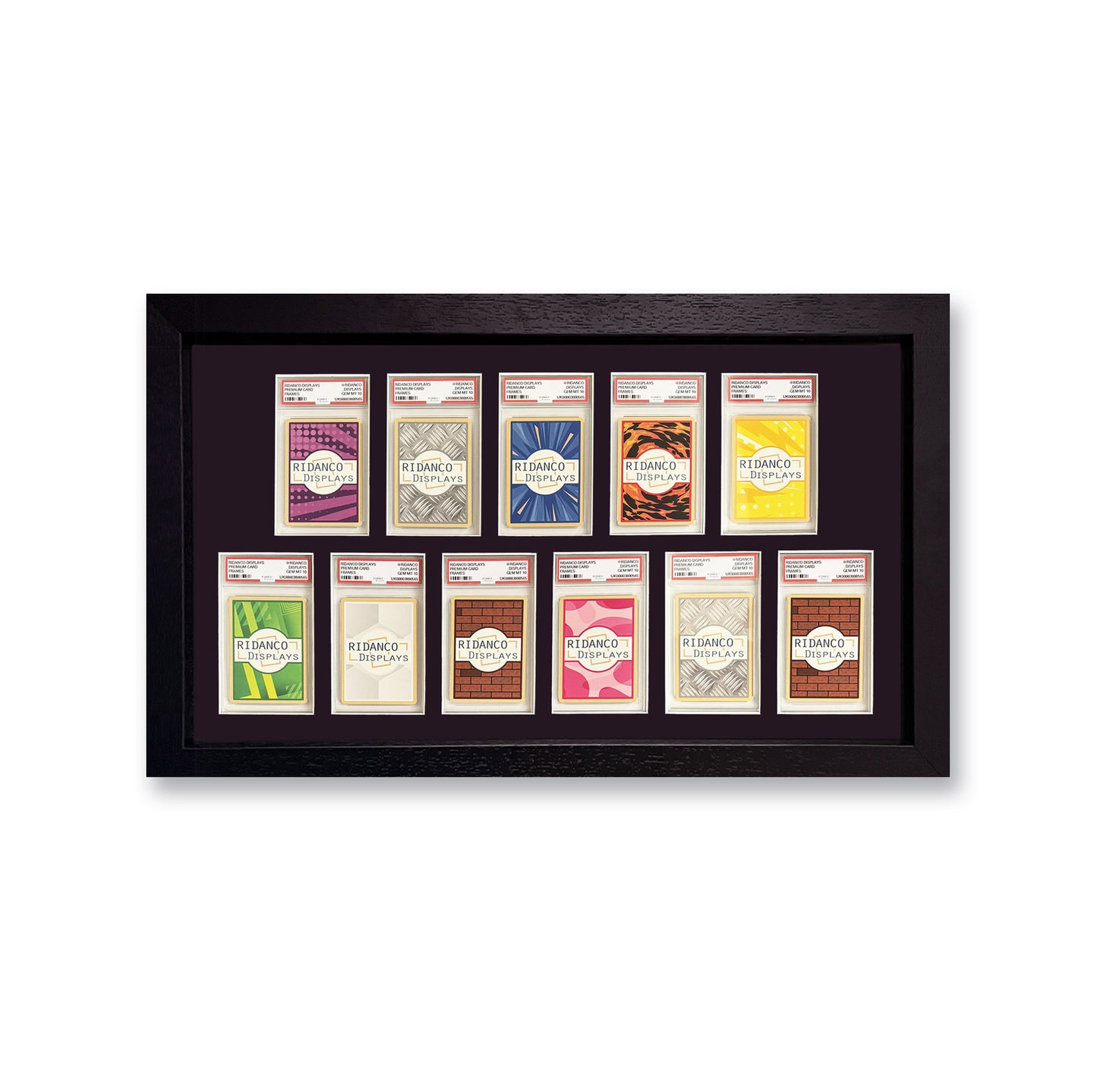 11 (5+6) Graded Card Slab Frame | Black, 39x29mm