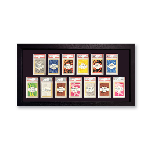 13 (6+7) Graded Card Slab Frame | Black, 39x29mm