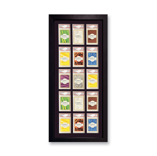 15 (5x3) Graded Card Slab Frame | Black, 39x29mm
