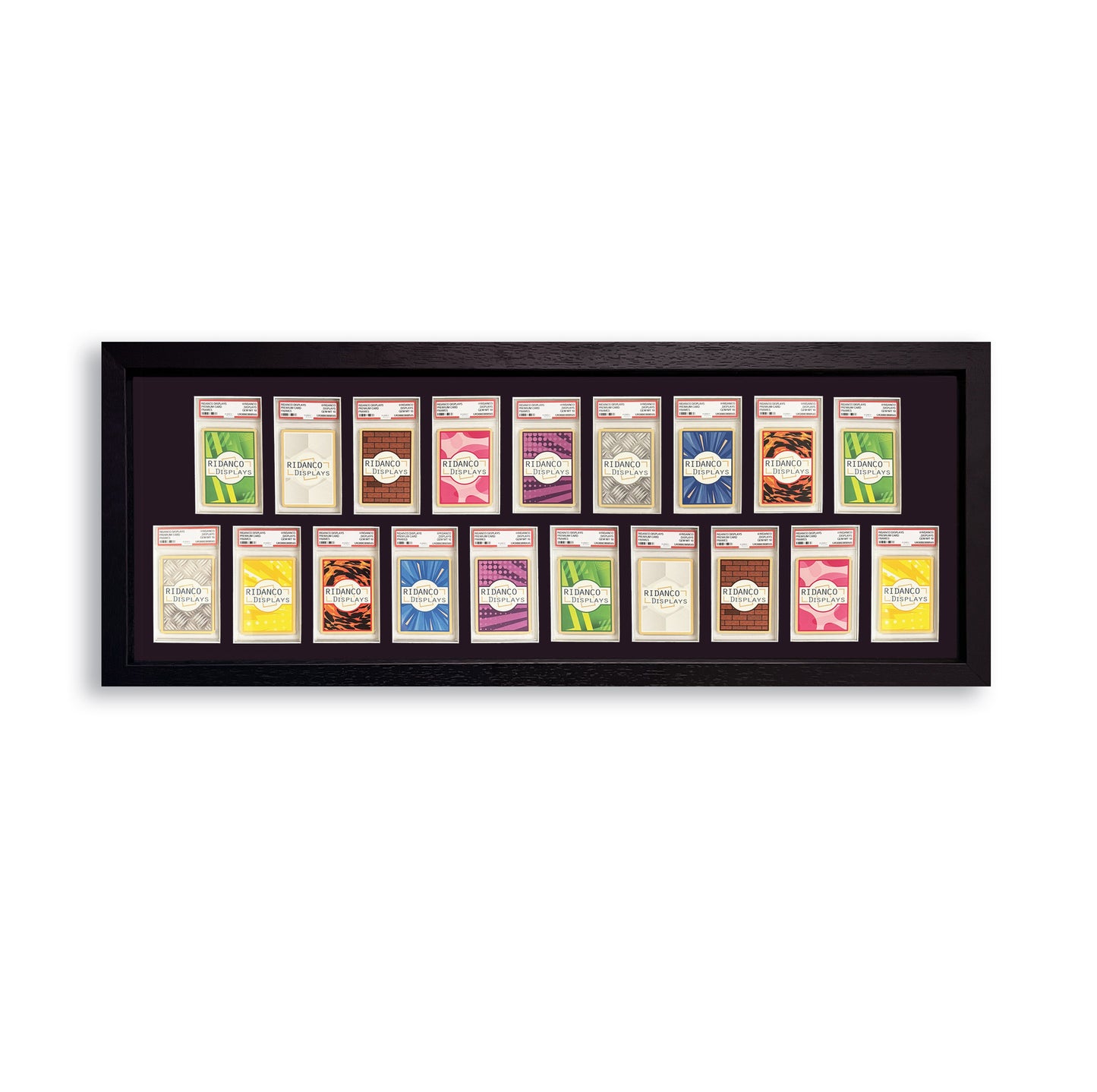 19 (9+10) Graded Card Slab Frame | Black, 39x29mm