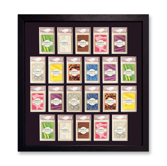 22 (5,6,6,5) Graded Card Slab Frame | Black, 39x29mm