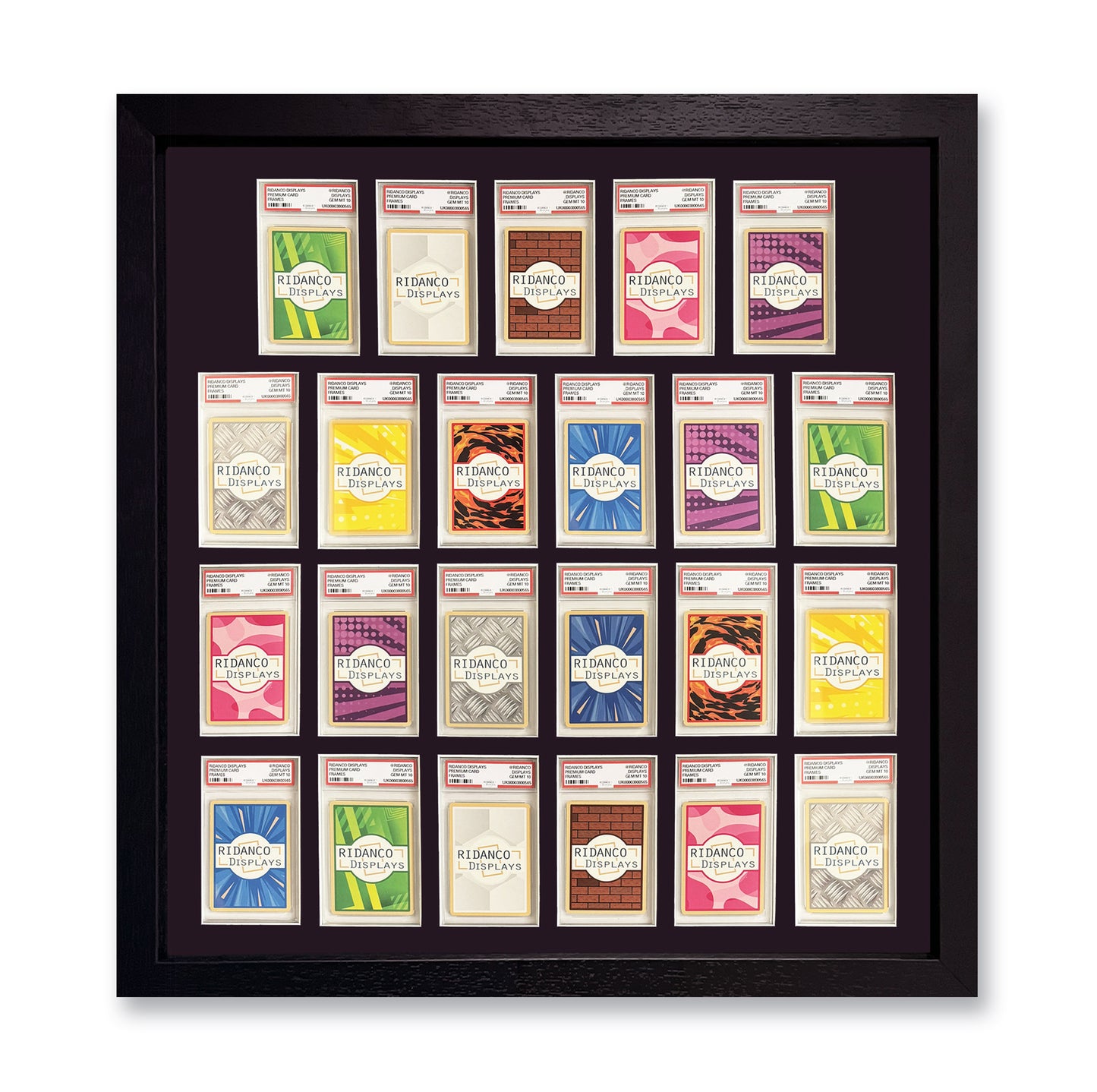 23 (5,6,6,6) Graded Card Slab Frame | Black, 39x29mm