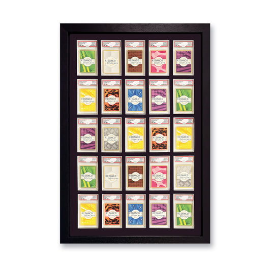 25 Graded Card Slab Frame | Black, 39x29mm
