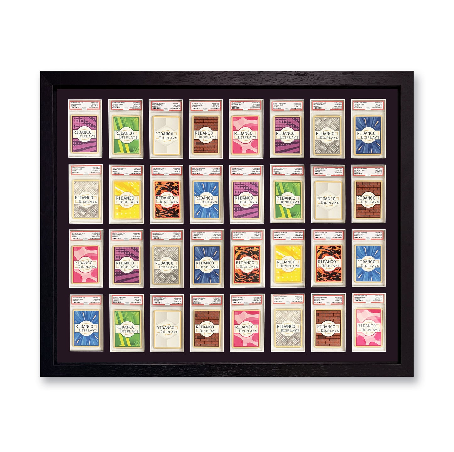32 Graded Card Slab Frame | Black, 39x29mm