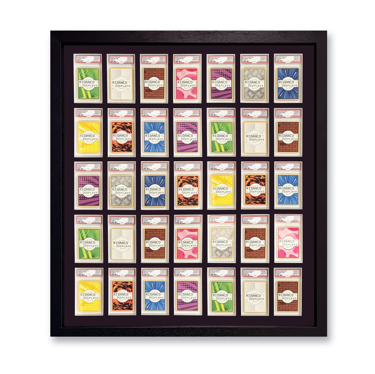 35 Graded Card Slab Frame | Black, 39x29mm