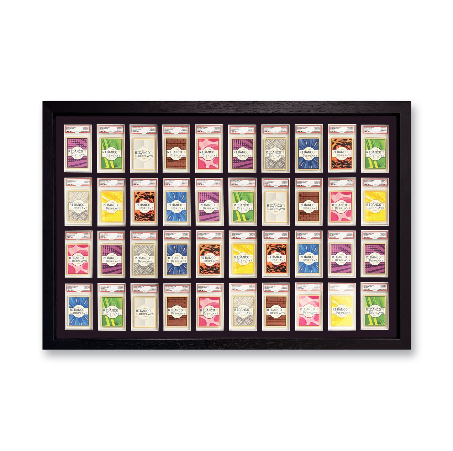 40 Graded Card Slab Frame | Black, 39x29mm