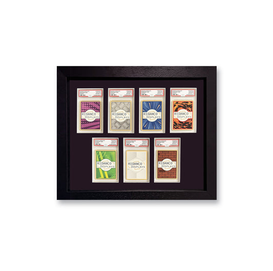 7 (4+3) Graded Card Slab Frame | Black, 39x29mm