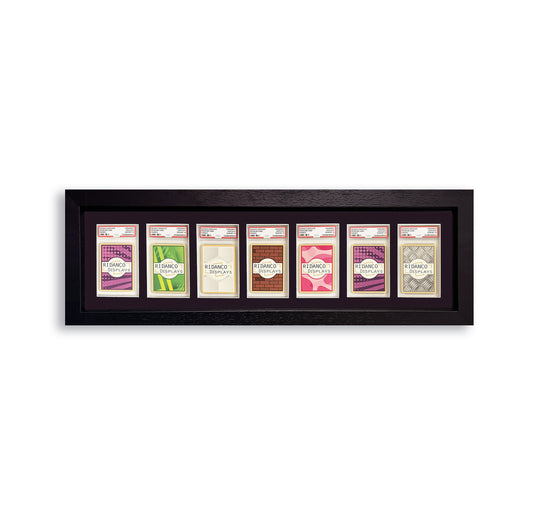 7 (1x7) Graded Card Slab Frame | Black, 39x29mm