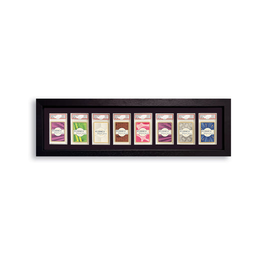 8 (1x8) Graded Card Slab Frame | Black, 39x29mm