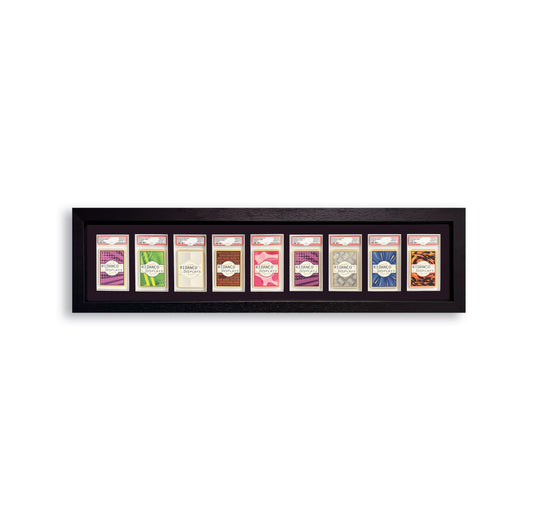 9 (1x9) Graded Card Slab Frame | Black, 39x29mm