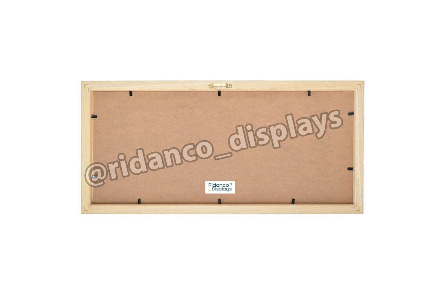 5 Raw Trading Card Display Frame | Black, 22x22mm (1x5 Layout)