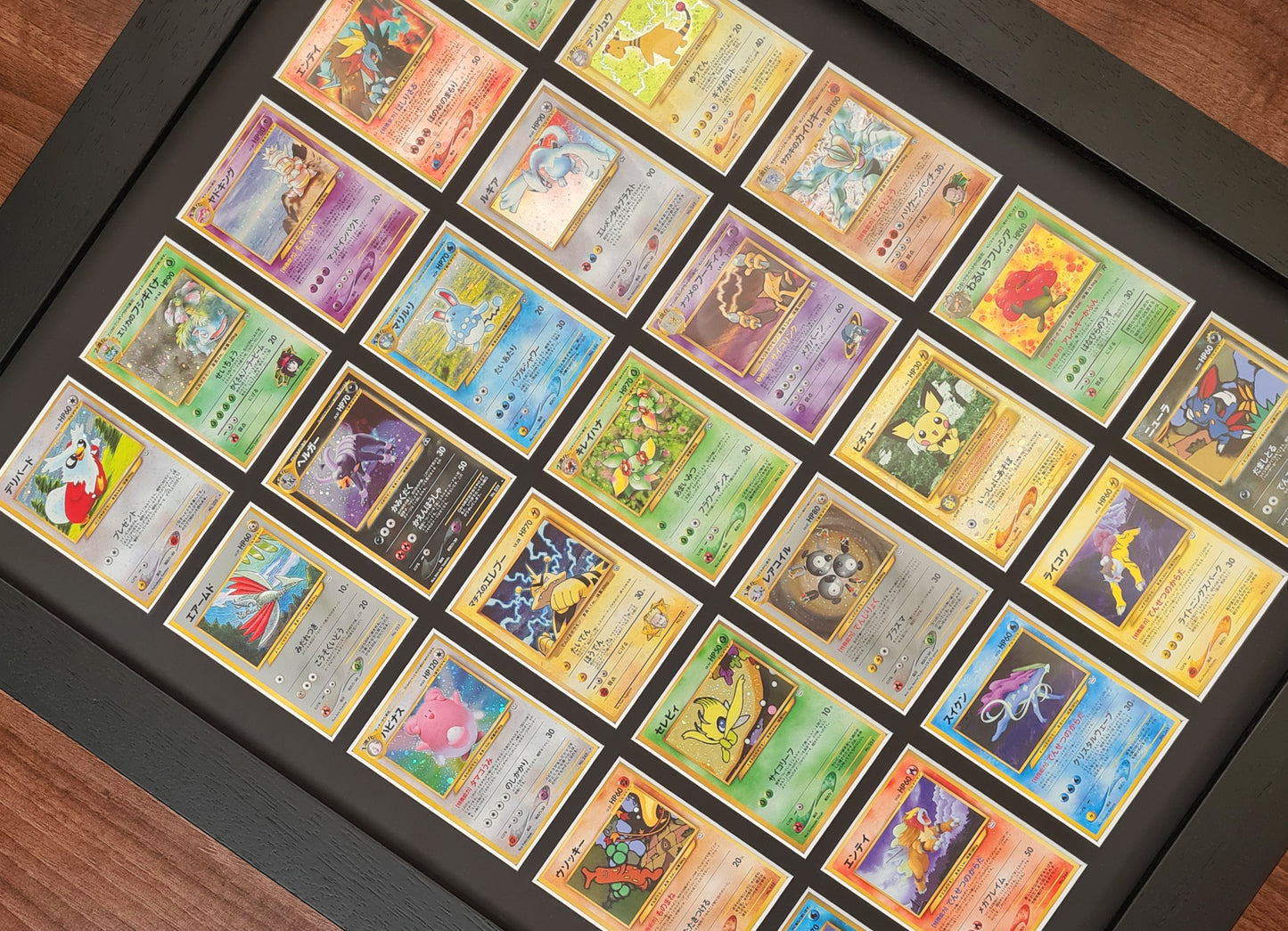 9 Raw Trading Card Display Frame | Black, 22x22mm