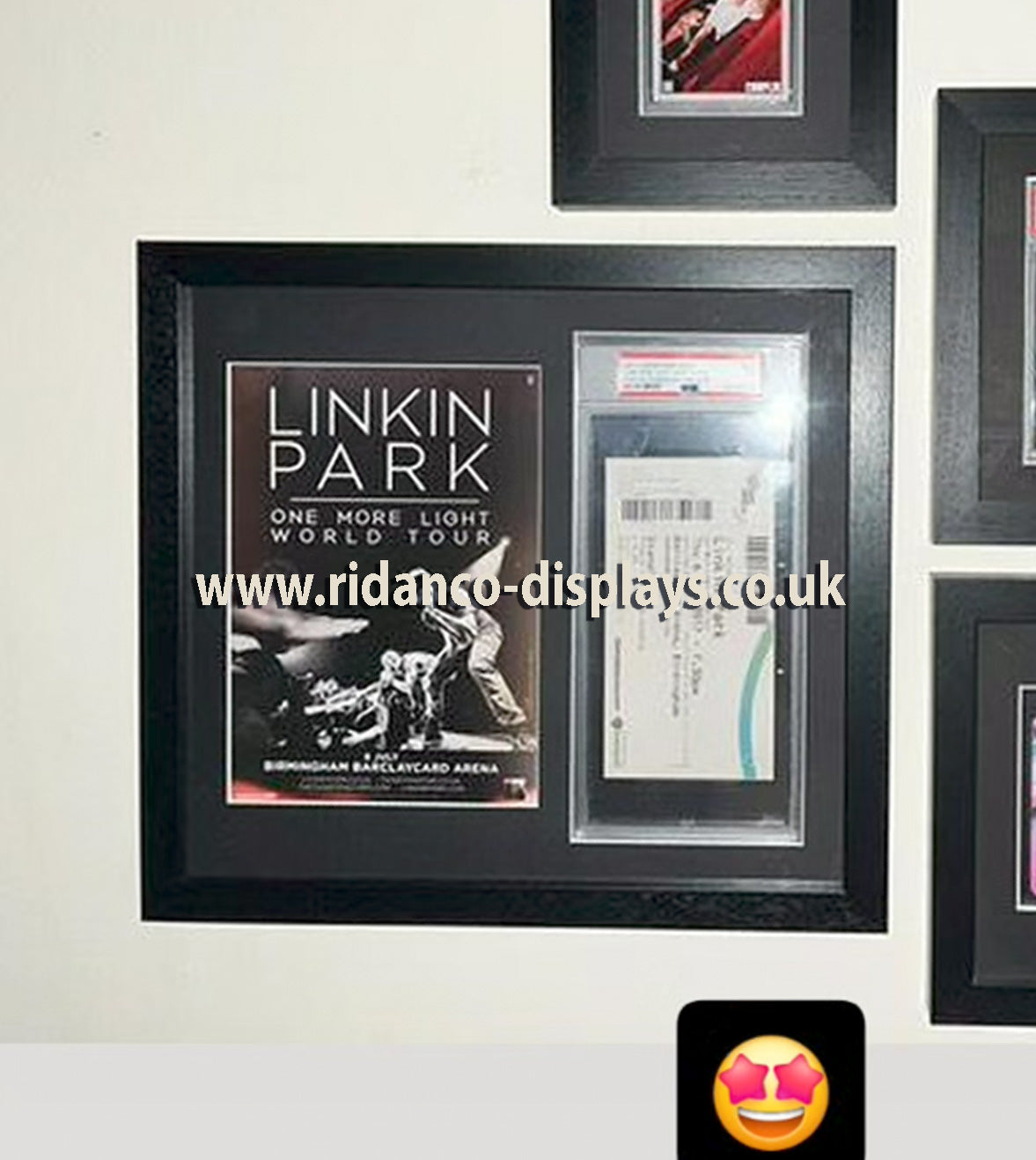 Custom quote 'Frame for Flyer and/or Graded Event Ticket'