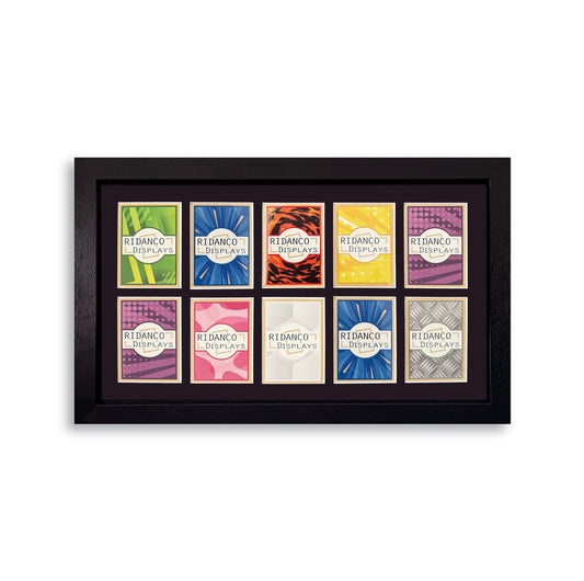 10 Raw Trading Card Display Frame | Black