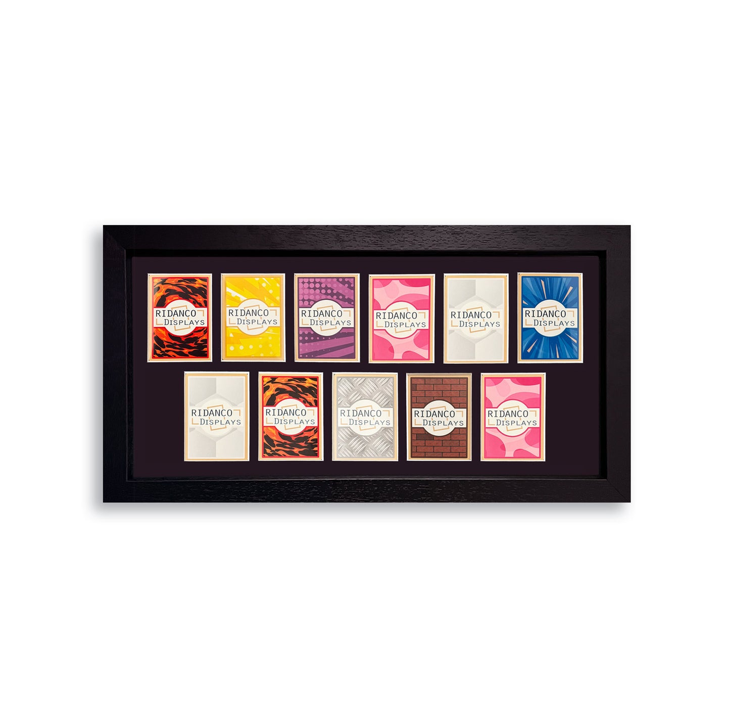 11 (6+5) Raw Trading Card Display Frame | Black
