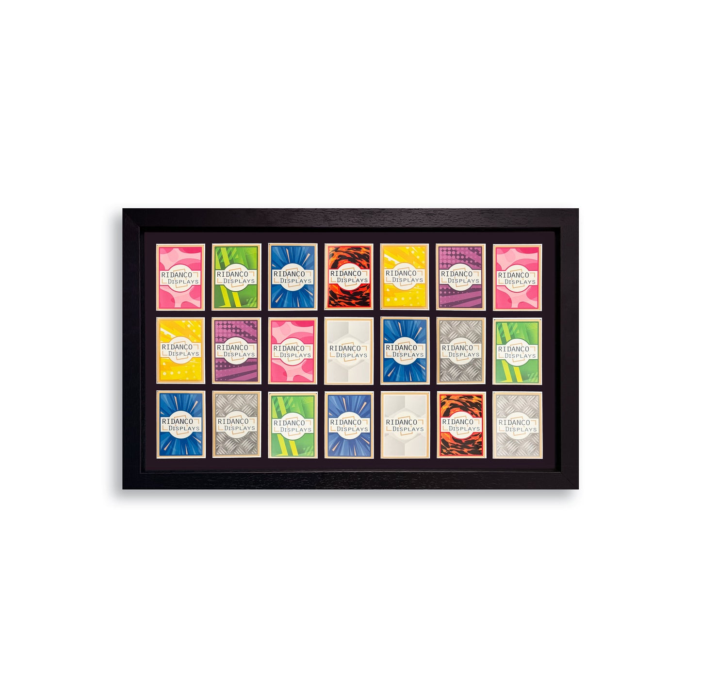 21 Raw Trading Card Display Frame | Black