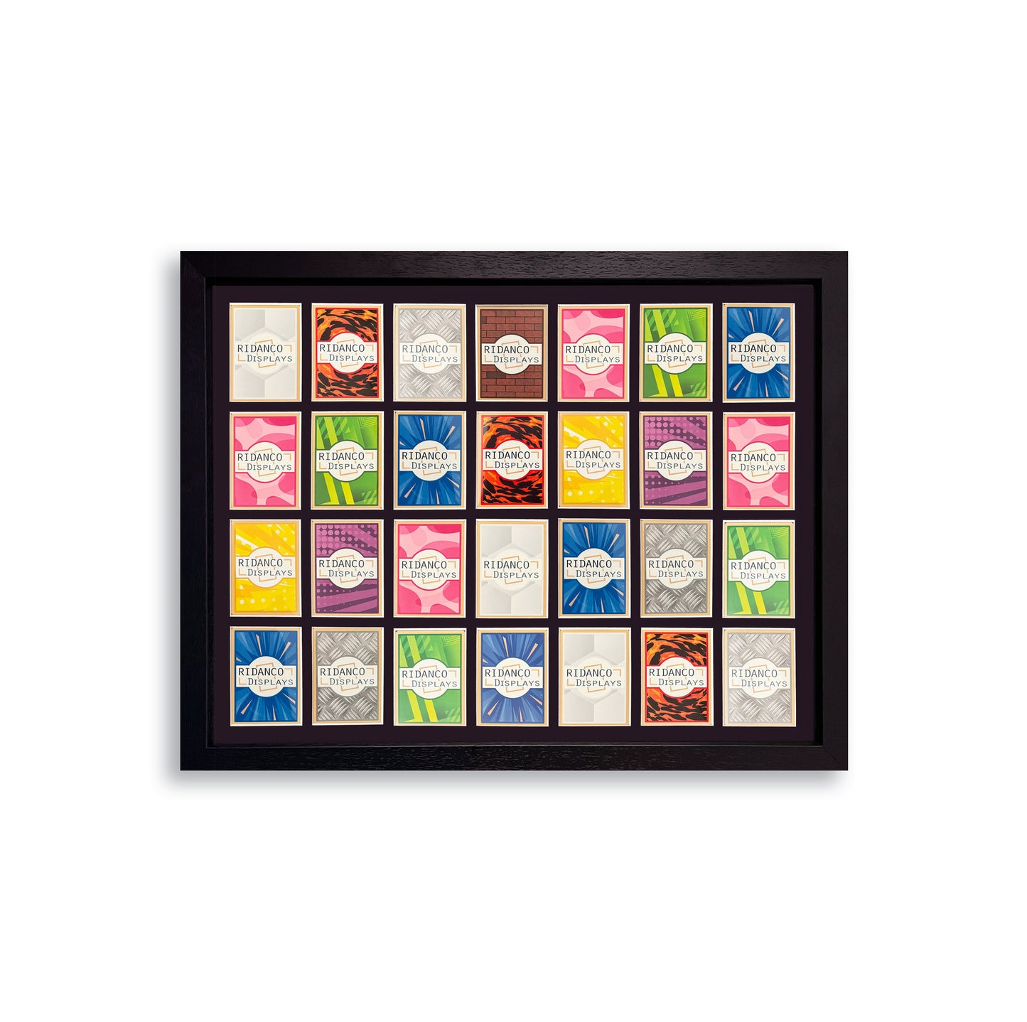 28 Raw Trading Card Display Frame | Black