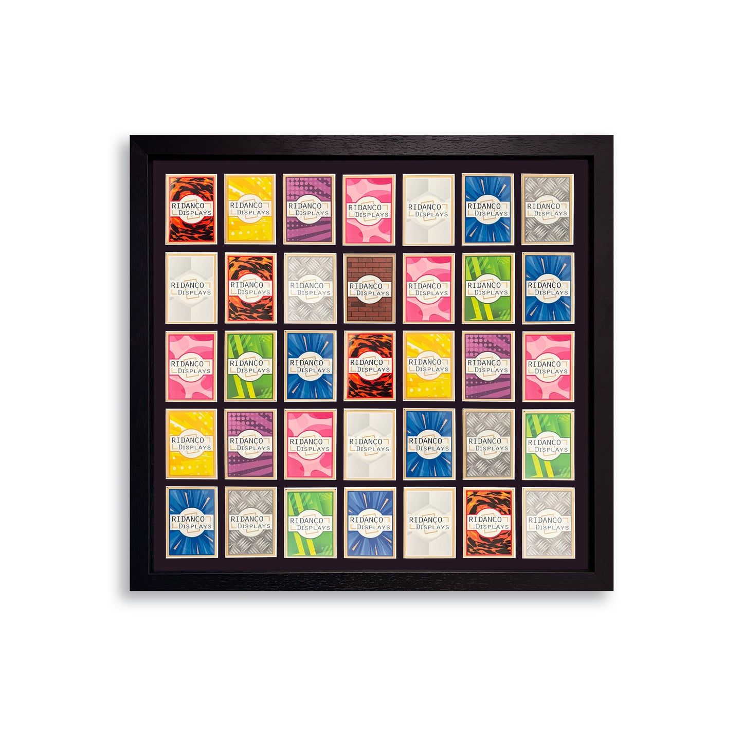 35 Raw Trading Card Display Frame | Black, 39x29mm