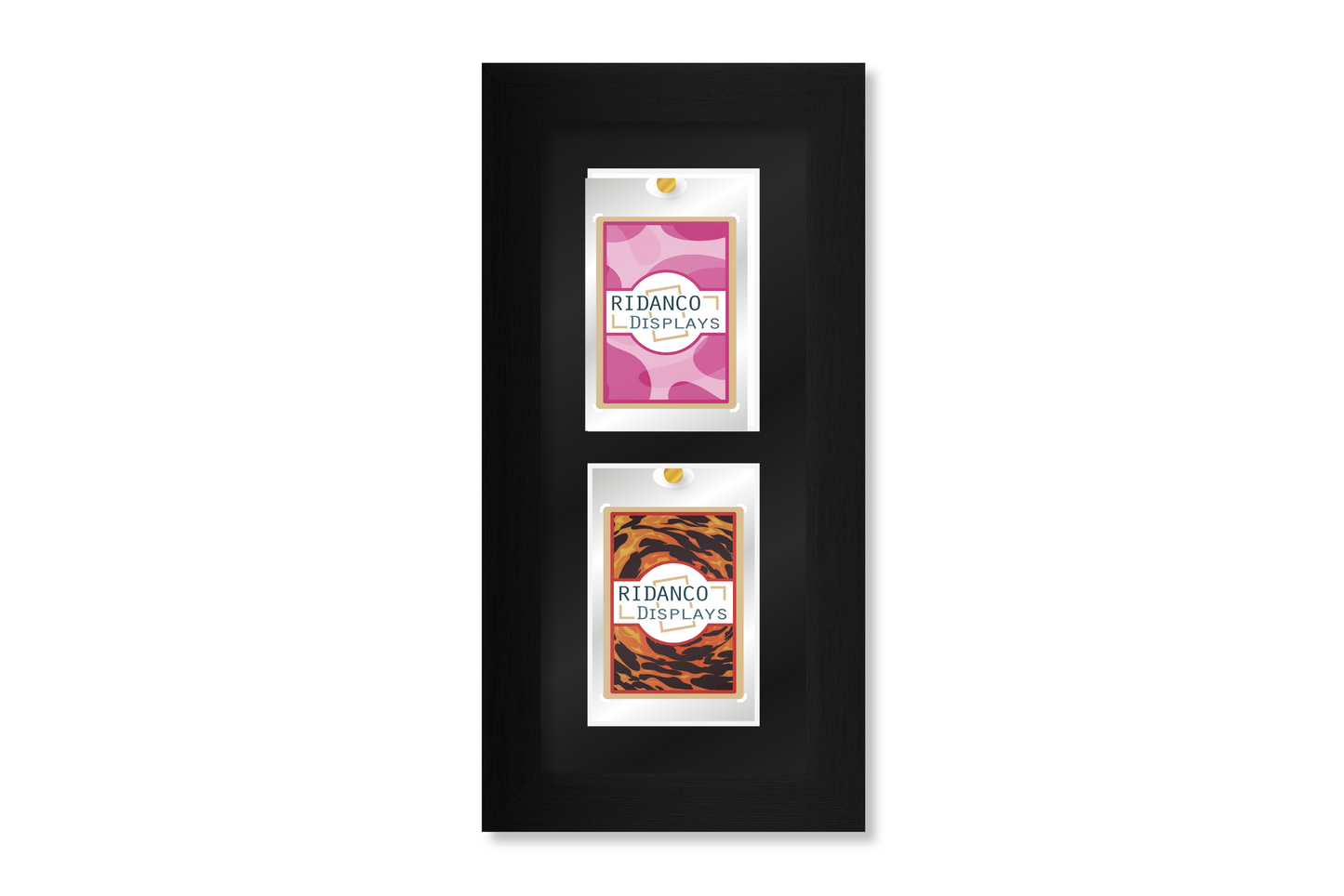 2 (2x1 Layout) Magnetic (One-Touch) Cases Frame | Black