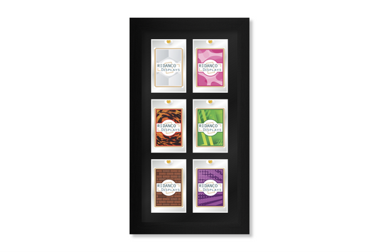 6 (3 rows of 2) Magnetic (One-Touch) Cases Frame | Black