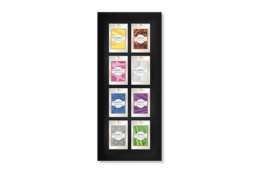 8 (4x2) Magnetic (One-Touch) Cases Frame | Black